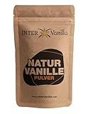 InterVanilla Natur Vanille gemahlen VANILLEPULVER, 10g aus 100% echten...