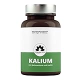 Kalium Tabletten hochdosiert mit Retard Funktion - 1247mg Kaliumcitrat &...