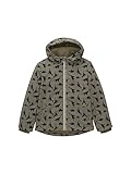 TOM TAILOR Jungen 1038478 Softshell Jacke mit Dinosaurier, 33948-olive Dino...