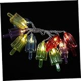 Gatuida 1.5M LED Eiscreme Lichterkette mit Leds Dekorative String Lichter...