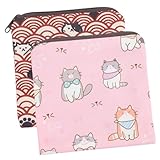 FRCOLOR 2 Stück for women presents for women Inhaber Toilettenbeutel...
