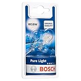 Bosch W16W Pure Light Fahrzeuglampen - 12 V 16 W W2,1x9,5d - 2 Stücke