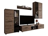 Mirjan24 Wohnwand Salsa, Design Mediawand, Modernes Wohnzimmer Set,...