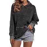 Weihnachtspullis Frau -Kapuzenpullover in Übergröße für Damen,...