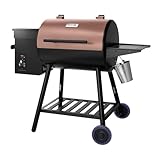 VEVOR Holzpelletgrill Smoker, 8 in 1 BBQ Grills für Outdoor Kochen, 456...