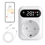 ezAIoT WLAN Steckdosen-Thermostat mit Zeitschaltuhr für Heizung und...