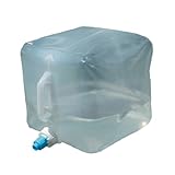 High Peak Unisex vandtank foldbar 15 l Wassertank, durchsichtig, 25 x 12 cm...