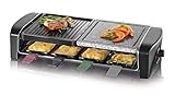 SEVERIN Raclette-Grill mit Naturgrillstein und Grillplatte, Raclette mit...