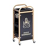 ZYWMZJ Professioneller Salon-Trolley – 5 Schubladen, geräumiger...
