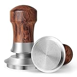 HOLIHOKY Tamper 58mm, Federbelastet Kaffee Tamper mit Edelstahl 304...