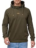 Indicode Herren INVir Sweatshirt mit Schalkragen und Kapuze |...