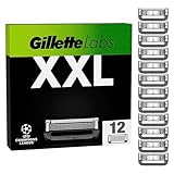 Gillette Labs Rasierklingen für Männer, 12 Original Ersatzklingen,...