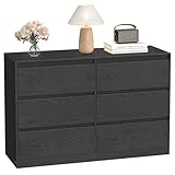 VASAGLE Kommode mit 6 Schubladen, Komodenschrank, Schubladenschrank,...