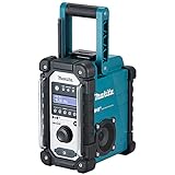 Makita DMR110N Li-Ion DAB/DAB+ Baustellenradio - Batterien und Ladegerät...