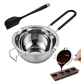 FHISKUNYU, schmelztopf, wasserbad schmelzschale, 304 Edelstahl Schmelztopf...