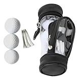 Golf-Zubehörtasche – PVC-Aufbewahrungstasche für Golftee – leichte...