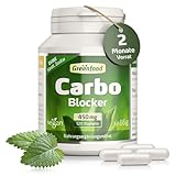 Carbo Blocker, hochdosiert, 450mg - 120 Kapseln, vegan. White Kidney...