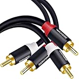 Audiokabel, 2 RCA-Stecker auf 2 Cinch-Stecker, Stereo-Audio-Cinch-Kabel,...
