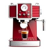 Cecotec Express-Kaffeemaschine Power Espresso 20 Tradizionale Light Red,...