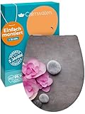 Calmwaters® WC Sitz Motiv Wellness Orchidee einfache Montage,...
