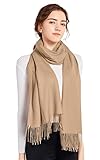 ELF KUCKUCK Schal Damen Winter Baumwolle Winterschal Pashmina Halstuch,...