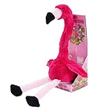 Kögler 76502 - Labertier Flamingo Peet, ca. 34,5 cm groß, nachsprechendes...