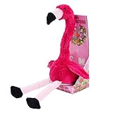 Kögler 76502 - Labertier Flamingo Peet, ca. 34,5 cm groß, nachsprechendes...