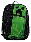 Minecraft Rucksack | Gaming Backpack | Schulrucksack Jungen | Schwarz...