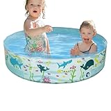 Kleines Kinder-Pool für den Hinterhof mit harten Seiten, Pool mit...