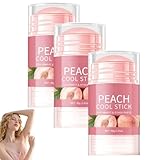 Pfirsich-Deo-Stick,Natürliche Pfirsich Deo-Balm mit...