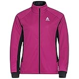 Odlo Damen Langlauf Jacke BRENSHOLMEN, festival fuchsia - black, S