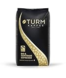 Turm Kaffee - Bio & Fairtrade Espresso Bohnen 1000g | 90% Arabica, 10%...