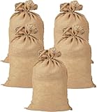 Jutesäcke 105 x 60 cm - 5er Set, Jutesack Universal, 50 kg Traglast -...