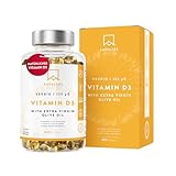 Vitamin D3 Hochdosiert Depot 5000 IU 365 Kapseln - Vitamin D3 5000 IE mit...