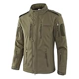 Generisch Winterjacke Herren Wintermantel Herren Mit Fleecefutter Fahrrad...