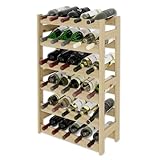 Lenmar Serie RW Weinregal aus Holz für Flaschen, Natur, RW-1, Wein,...