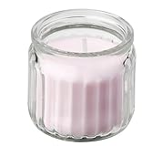 LUGNARE Duftkerze MINI 10er Pack (Set) im Glas, Jasmin/rosa 12 Std. (IKE...