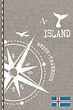 Island Reisetagebuch: Reise Tagebuch zum Selberschreiben, ca. A5 - Journal...