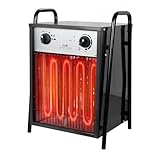 NAIZY Elektroheizung 9KW Heizlüfter 400V Heizgebläse Heater...