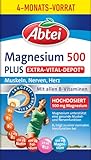 Abtei Magnesium 500 Plus Extra-Vital-Depot - hochdosiert - enthält alle...
