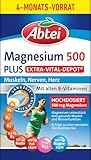 Abtei Magnesium 500 Plus Extra-Vital-Depot - hochdosiert - enthält alle...