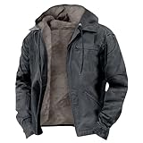 SHZFGUI Fleecejacke Herren Softshelljacke Herren Fleecejacke College Jacke...