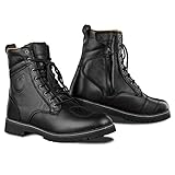 SHIMA Herren Thomson Motorradstiefel, Schwarz, 43 EU