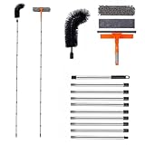 3,85 m Teleskop Fensterwischer Abzieher Set – Fensterabzieher,...