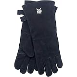 WMF BBQ Grillhandschuhe 1 Paar, Leder, hitzebeständige Handschuhe,...