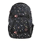 coocazoo Schulrucksack Mate „Sprinkled Candy”, schwarz-rosa,...