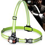 ISEYOU Lauflicht, 500 Lumen Lauflampe Joggen 45° Verstellbar, 2...