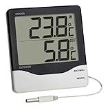 TFA Dostmann Digitales Innen-Außen-Thermometer, 30.1011, großes Display...