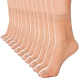 LiiYoang Nylonstrümpfe 12 Paar Nylon Socken Damen 20 DEN...