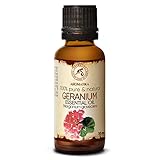Geranium Ätherisches Öl 30ml - Pelargonium Graveolens - Madagaskar - 100%...